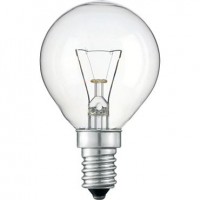Лампа PHILIPS шарообразная  P45  60W  230V  E14 CL